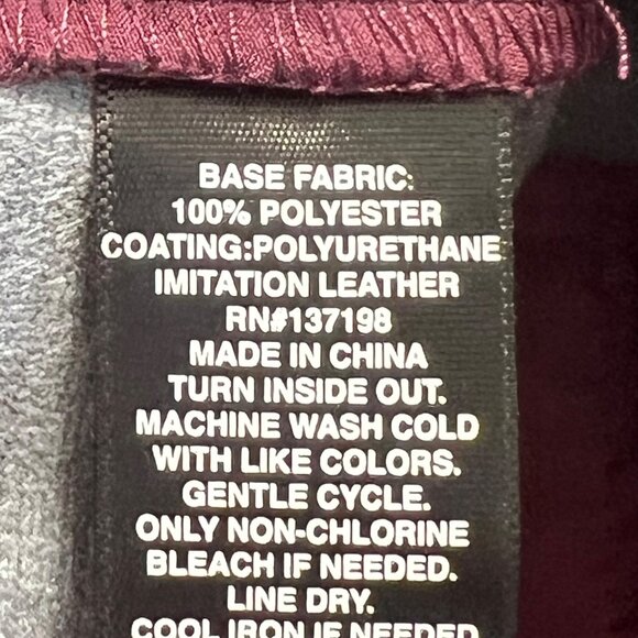 Rygrass Women's Port Royale Stretch Faux Leather Pants Size 4 Tapered Leg NWT - Picture 7 of 11